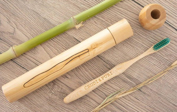 Set Spazzolino + Astuccio + Base di bamboo